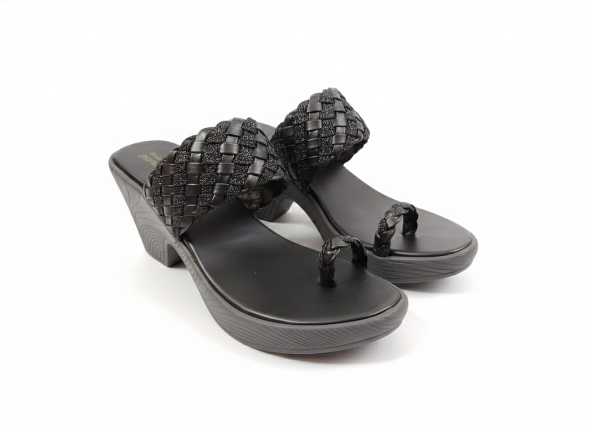 Shunya Footwear Comfortable Grey Ethnic Wear Casual One Toe ring Open toe Wedge Sandal