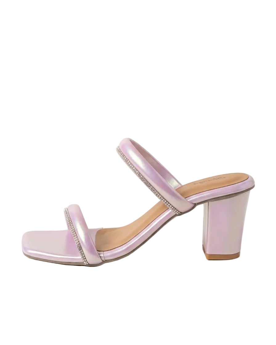 Pink Retro Walk Women Fashion Heel